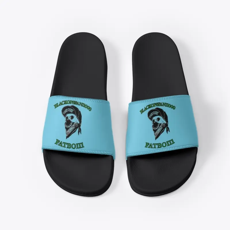 Black Skull Logo Slides